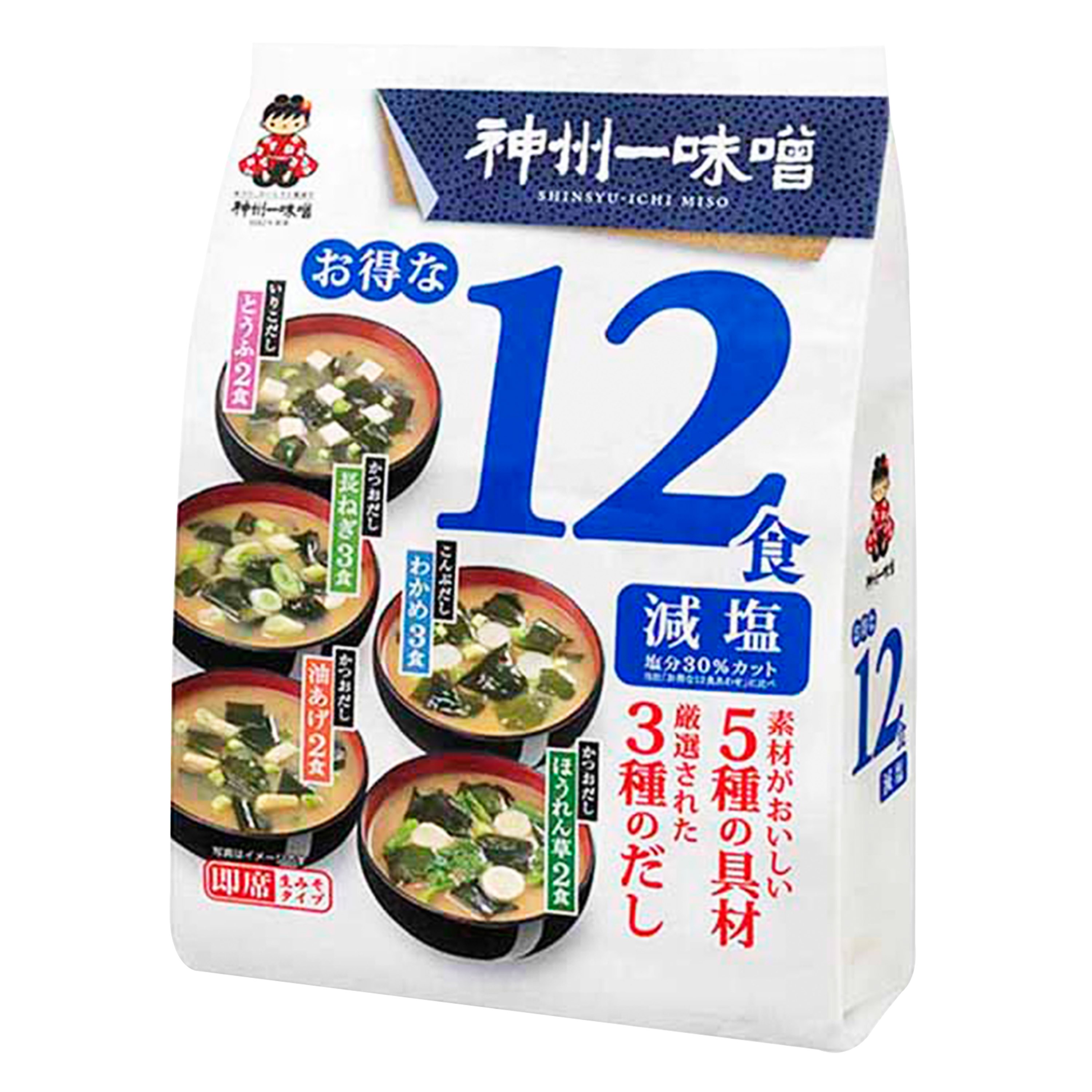 神州一味噌 減鹽味噌湯包